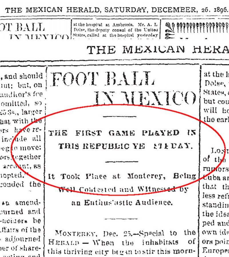 El primer partido de futbol americano en México fue en